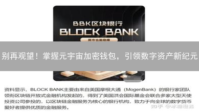 别再观望！掌握元宇宙加密钱包，引领数字资产新纪元
